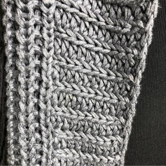 Theory Renata New Malaga gray open front linen blend cardigan sweater size Small - Picture 6 of 16